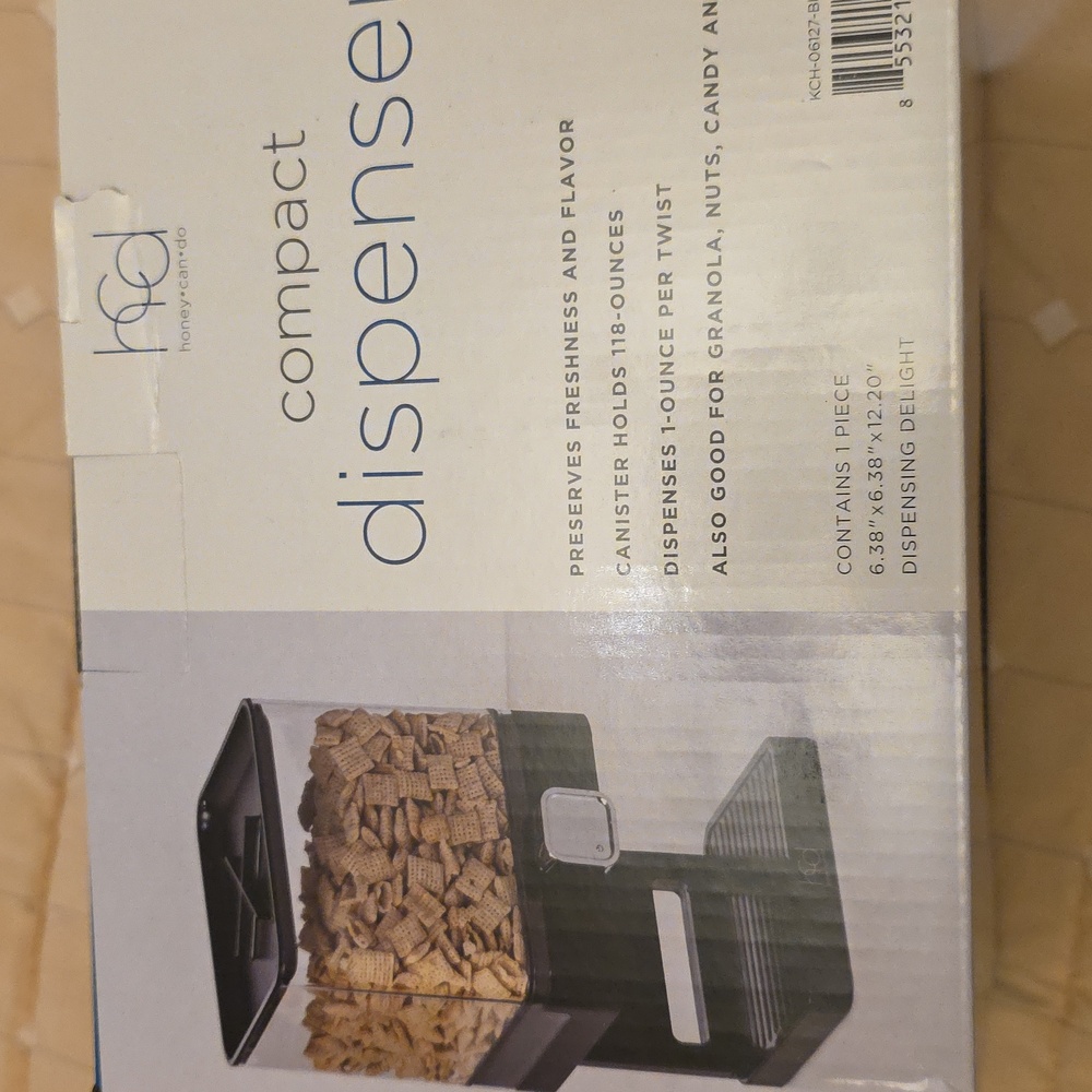 Black Compact Dispenser